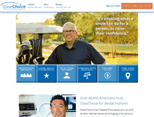 Tablet Screenshot of clearchoice.com